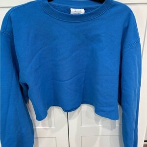 Champion Women's Vibrant Blue Crew Neck Sweater